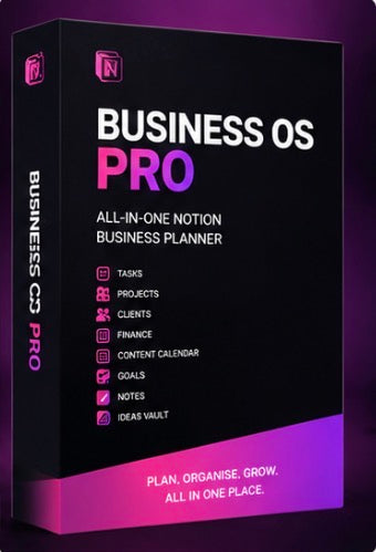Business OS Pro | Ultimate Notion Business Planner