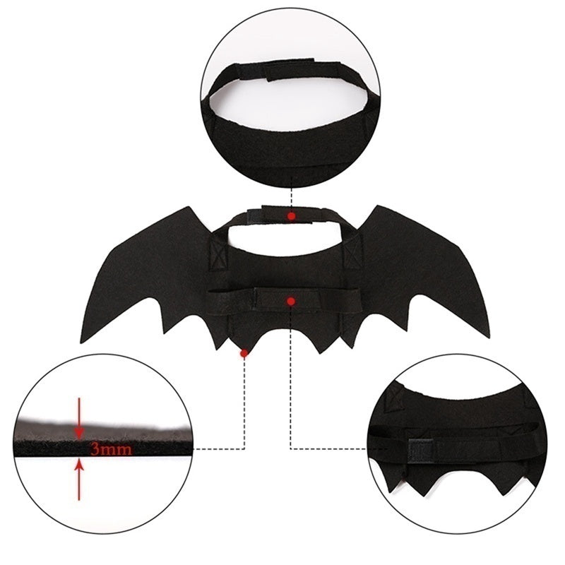 Halloween Bat Wings Harness Costume | Cat & Dog Cosplay