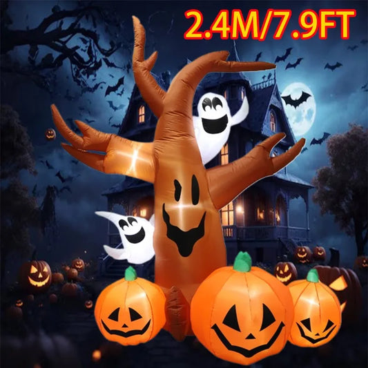 Glowing Pumpkin Tree Halloween Inflatable | Indoor & Outdoor Decoration