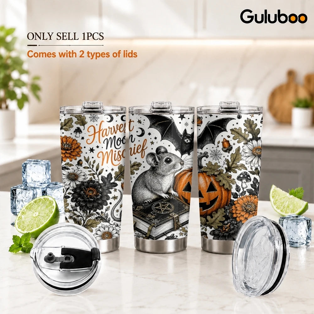 Gothic Botanicals Insulated Tumbler | 20oz Stainless Steel Travel Mug