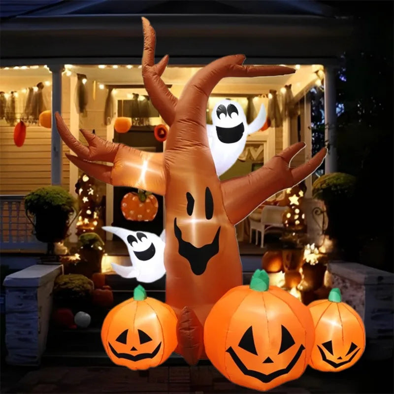 Glowing Pumpkin Tree Halloween Inflatable | Indoor & Outdoor Decoration