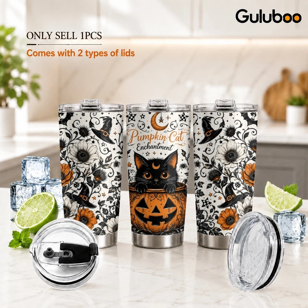 Gothic Botanicals Insulated Tumbler | 20oz Stainless Steel Travel Mug