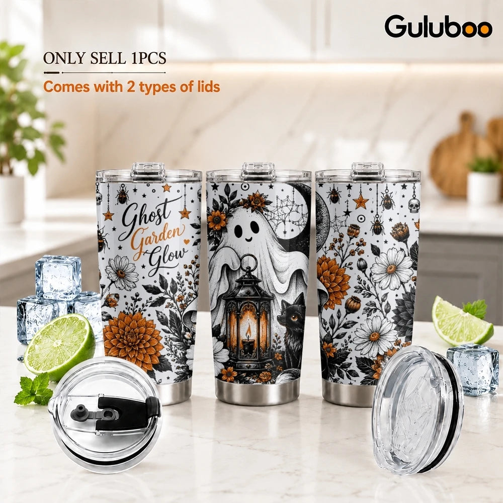 Gothic Botanicals Insulated Tumbler | 20oz Stainless Steel Travel Mug