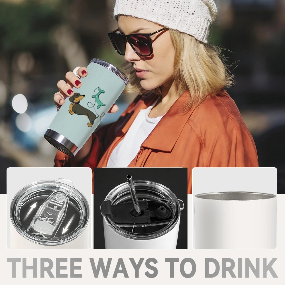 Gothic Botanicals Insulated Tumbler | 20oz Stainless Steel Travel Mug